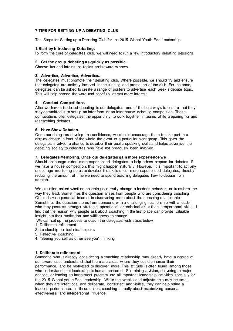 4 Ways to Debate picture foto 4 Ways to Debate